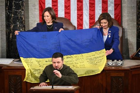 ukraine flag in congress